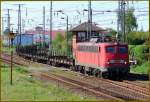 140 512-5  vor -63342W- aus Mukran. Stralsund Hhe  Srg  am 08.05.08 