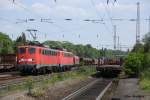 140 774 und 848 am 25.5.10 in Bochum Nord.