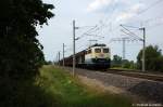 140 423-5 mit gemischten Gterzug in Vietznitz in Richtung Paulinenaue unterwegs. 15.06.2011