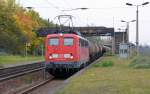 140 374 musste am 25.10.11 fr eine nachfolgende RB Platz machen und wurde in Schkopau auf die Seite genommen.