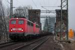 140 791-5 mit 140 xxx-x kommt von der Klner Sdbrcke am 28.02.2012 ; inkl.