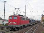 BR 140 435-9 durchfhrt am 31.5.2006 mi einem Autozug Koblenz Hbf.