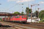 140 837 und eine weitere 140er fuhren am 14.5.12 durch Dsseldorf-Rath.