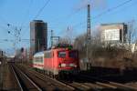 140 528-1 mit dem PbZ 2476 (Frankfurt - Dortmund ) am 30.12.12 in Dsseldorf-Vlklinger Strae