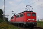 140 815 und 140 837 am 13.8.12 als Lz in Porz Wahn.