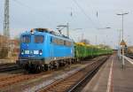 140 037-1 (140 831-9) der PRESS bei der Abfahrt rtg Stendal in Bonn Beuel am 20.04.2013 ; Gru an den Tf !!  