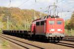 EBM 140 070-4 mit 212 309-9 in Kln-West 9.11.2013