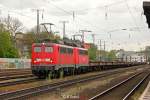 140 837-6 und 140 811 Cargo am 15.04.2014 in Köln West.