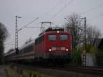 DB Schenker 140 539 mit einem Pbz von Hamburg Langenfelde Bbf nach Dortmund Bbf bei Sudmühle aus Richtung Osnabrück kommend. Viele Grüße zurück an den Tf! (27.12.2014)