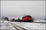 140 646 mit einem Stahlbrammenzug bei Hattenhofen  (23.01.2007)