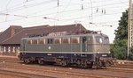 140840 am 5.7.1989 im Bahnhof Löhne in Westfalen.