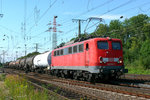 Ein Bild aus vergangenen Zeiten. Am 17/08/2009 erreicht 140 506-7 mit einem gemischten Güterzug Köln-Gremberg.