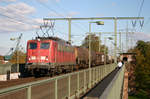 Am 20. Oktober 2007 konnte ich die  unsaubere  140 381 in Köln-Poll ablichten.