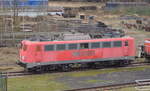 ex DB 140 790-7 Ersatzteilspender in Espenhain bei Leipzig bei der Press 20.03.2020
