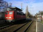 Solofahrt BR 140 012-6 durch Bochum Nokia.(07.02.2008) 