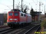 185 082-5 und 140 848-3. Witten Hbf. 04.03.2008.