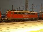 140 810-3 abgebgelt beim bernachten im Bf Plochingen. (12.02.2010)