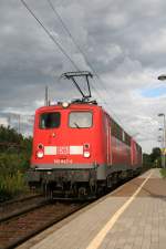 140 843-4 rollt mit unbekannter Schwester durch den Hp Gelsenkirchen Zoo. 31.8.2010