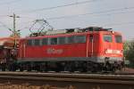 DB Cargo 140 028 am 18.10.10 in Hamburg Sdderelbbrcke