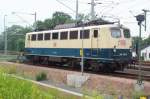 E-Lok 140 429 Reichenbach /Vogtland -  abgestellt auf Abstellgleis  Sommer 2002