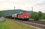 140 432-6 (BayernBahn) mit dem Henkelzug zu sehen am 18.05.17 bei Neuendorf.