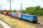 Am 31.05.2018 fuhr die 140 037-1 von METRANS (PRESS) von Hamburg nach Stendal und weiter nach Leipzig .