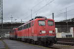 140 850 der BayernBahn abgestellt im Bahnhof Plochingen, März 2019