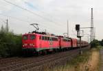 140 797-2 (RBH164) & 140 772-5 (RBH161) in Porz Wahn am 03.09.2013