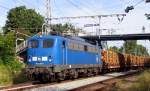 140 038 in Rostock Bramow am 20.7.14