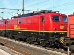 EBM 140 003-5  in einem EBM LZ am 17.07.2016 Bielefeld Hbf Richtung Gütersloh durchfahrend    Der komplette Verband hatte die Reihung:  203 115-1 (NVR: 92 80 1203 115-1 D_EBM) voraus  140 003-5