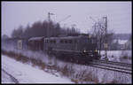 140819 hatte am 9.2.1991 um 14.55 Uhr auf der Rollbahn bei Osnabrück Hellern einen Ford Zug am Haken.