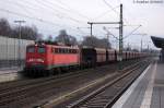 140 037-3 DB Schenker Rail Deutschland AG mit dem GM 60204 von Beddingen nach Hanseport, bei der Durchfahrt in Winsen(Luhe).