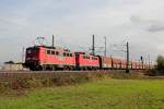 140 801-2 & 140 789-9 in RBH Diensten bei Porz(Rhein) am 18.10.2013