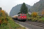 140 856-6 der Bayernbahn mit dem Henkel Zug am 16.11.2013 bei Hammerstein