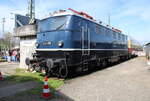 DB Museum E41 001 (91 80 6141 001-8 D-DB) am 06.04.2026 im DB Museum Koblenz.