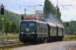 Bahnwelt Kranichstein 141 228-7 bei den Bahnwelttagen in Darmstadt-Kranichstein am 16.05.26 von einen Fotopunkt aus fotografiert  