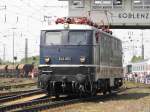 E41 001 auf der Lokparade in Koblenz-Ltzel am 21.5.2011