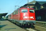 110 357 mit RE 24315 (Uelzen–Gttingen) am 20.04.2000 in Nordstemmen