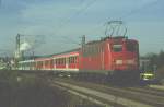 141 194-1 mit RB 23736 Homburg/Saar - Neunkirchen/Saar am 29.11.2000 bei Bexbach