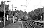 141 441, Erkrath, 28.9.1981, im Hintergrund die Steilstrecke Erkrath-Hochdahl, damals noch zweigleisig (heute dreigleisig).
