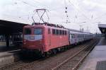 141 161-0 mit Silberlingen in Hamm (Westf) 29-05-1993.