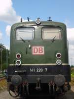 141 228 am 13.08.2006 beim Bahnhofsfest in Kaldenkirchen    