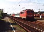 141 261-8 mit RB 66 Die Teutobahn 12830 Osnabrck-Mnster auf Bahnhof Lengerich am 02-06-2000. Bild und scan: Date Jan de Vries.