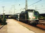 141 175-0 mit RB 3084 Emmerich-Dsseldorf auf Bahnhof Emmerich am 5-9-1996.