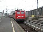 141 329-3 bei der Einfahrt in Paderborn am 17.03.2003