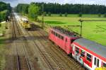 141 416 mit SE 34032 (Lneburg–Harburg) am 06.10.1999 in Radbruch.