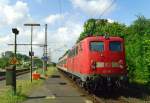 141 390 mit RB 34238 (Kassel–Hmme) am 11.08.2004 in Grebenstein  