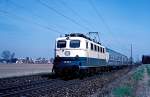 141 018  bei Augsburg - Hochzoll  16.04.88