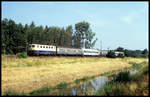 141193 ist hier mit RSB nach Hannover am 10.7.1994 um 9.59 Uhr bei Großmoor unterwegs.