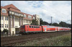 Nur kurze Zeit dauerte der Einsatz der Baureihe 141zig vor Doppelstockzügen auf der Relation Hannover - Rheine.